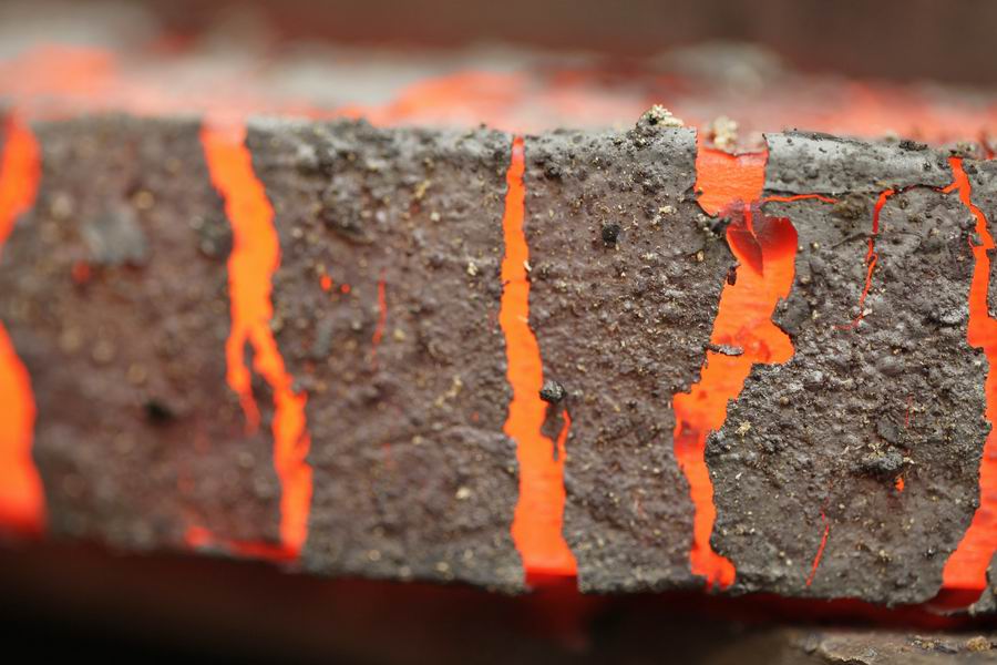 glühendes Eisen