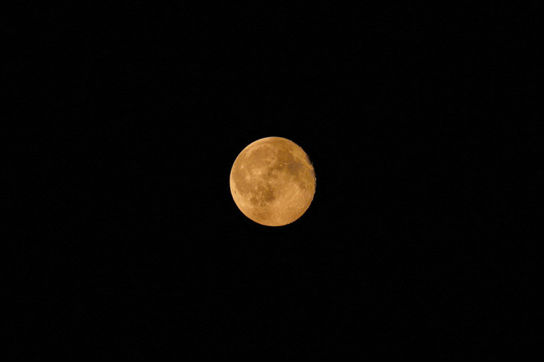 Mond mit dem Canon 100-400 mm