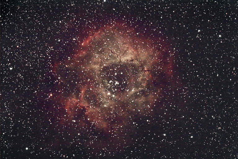 Der Rosettennebel mit NGC2244