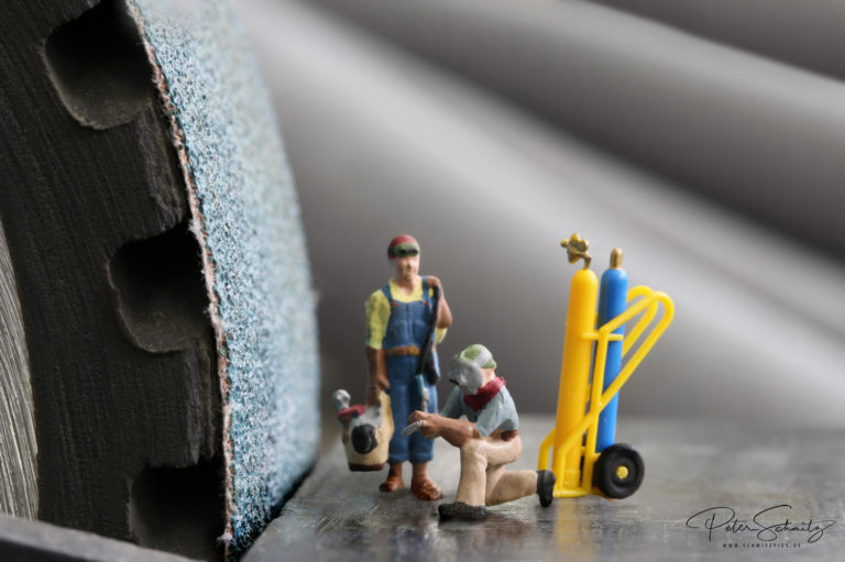 Körnung nachschweißen